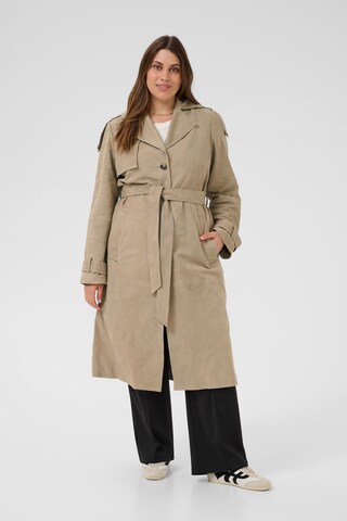 KAFFE CURVE Between-seasons coat 'Machel' in Beige