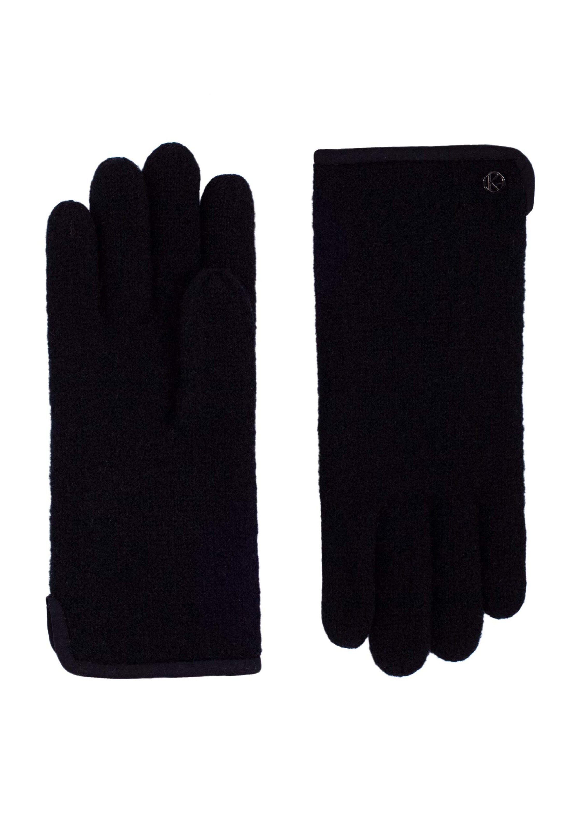 KESSLER Fingerhandschuhe 'Sasha' in Schwarz: Vorderseite