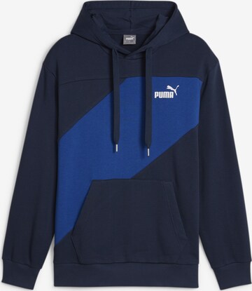 PUMA Athletic Sweatshirt 'Power' in Blue: front