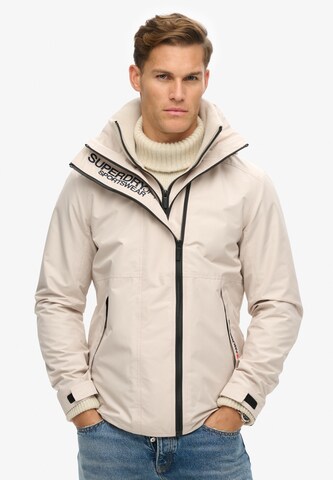 Superdry Демисезонная куртка 'Yachter' в Серый: спереди
