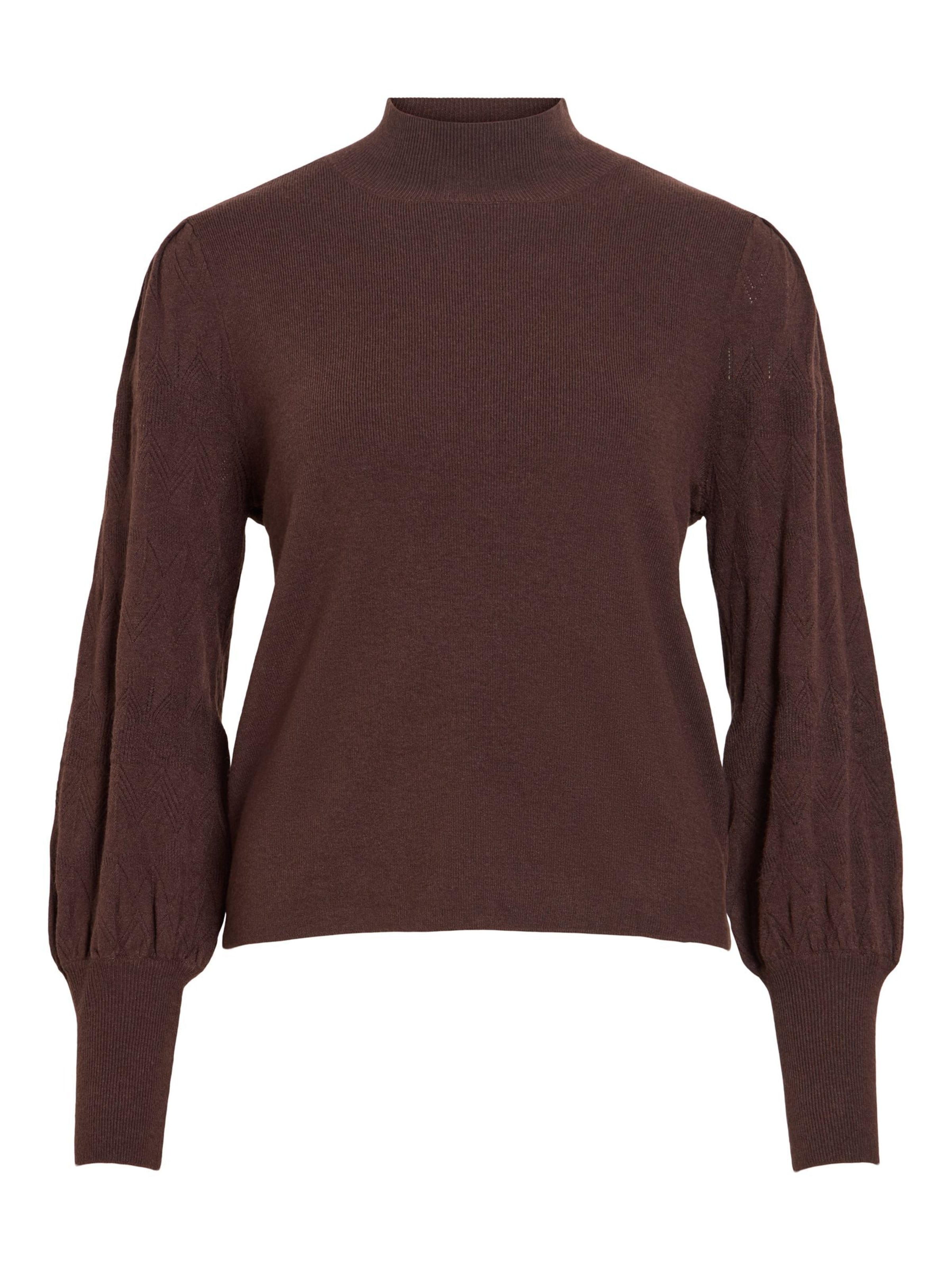 VILA Jersey 'VIKerry' en XS en chocolate, Vista del producto