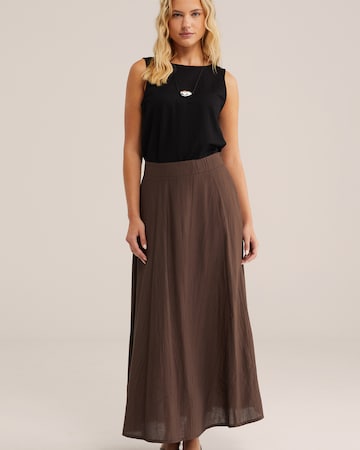 WE Fashion - Saia em castanho