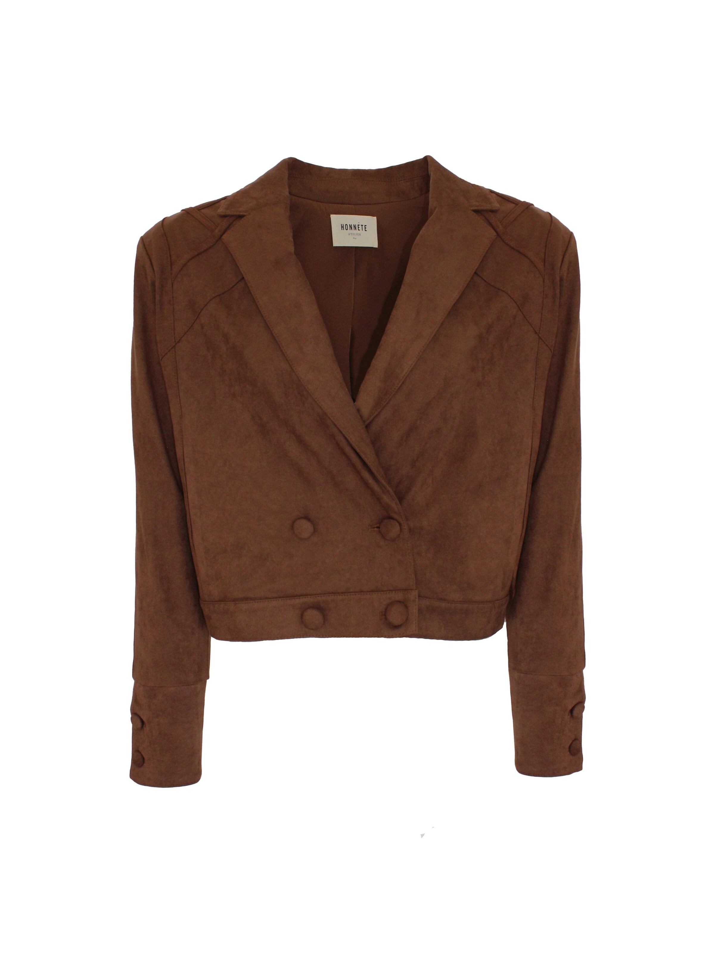 Veste mi-saison 'Michelle' Honnête Atelier en marron