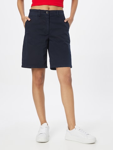 TOMMY HILFIGER Regular Chino trousers in Blue: front