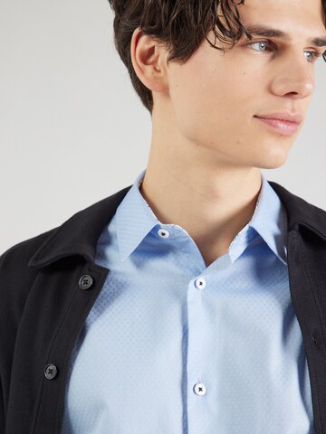 Jack & Jones Premium Comfort fit Button Up Shirt 'JPRBLABARNES' in Blue
