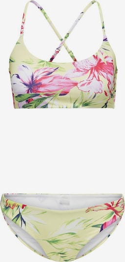 ONLY Bikini in pastellgrün / pflaume / pink / weiß, Produktansicht