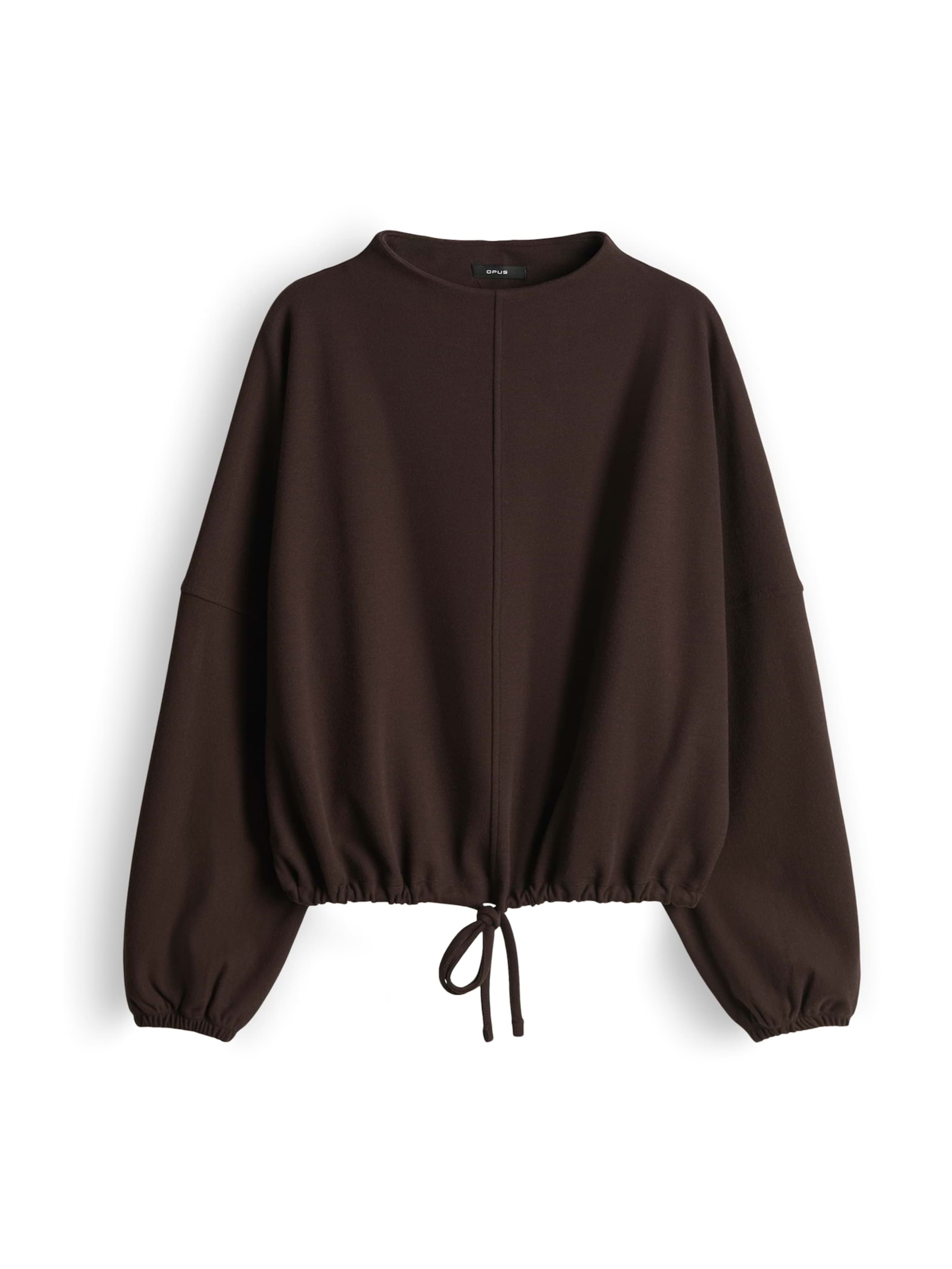 OPUS Sweatshirt 'Gumipa' in Brown: front