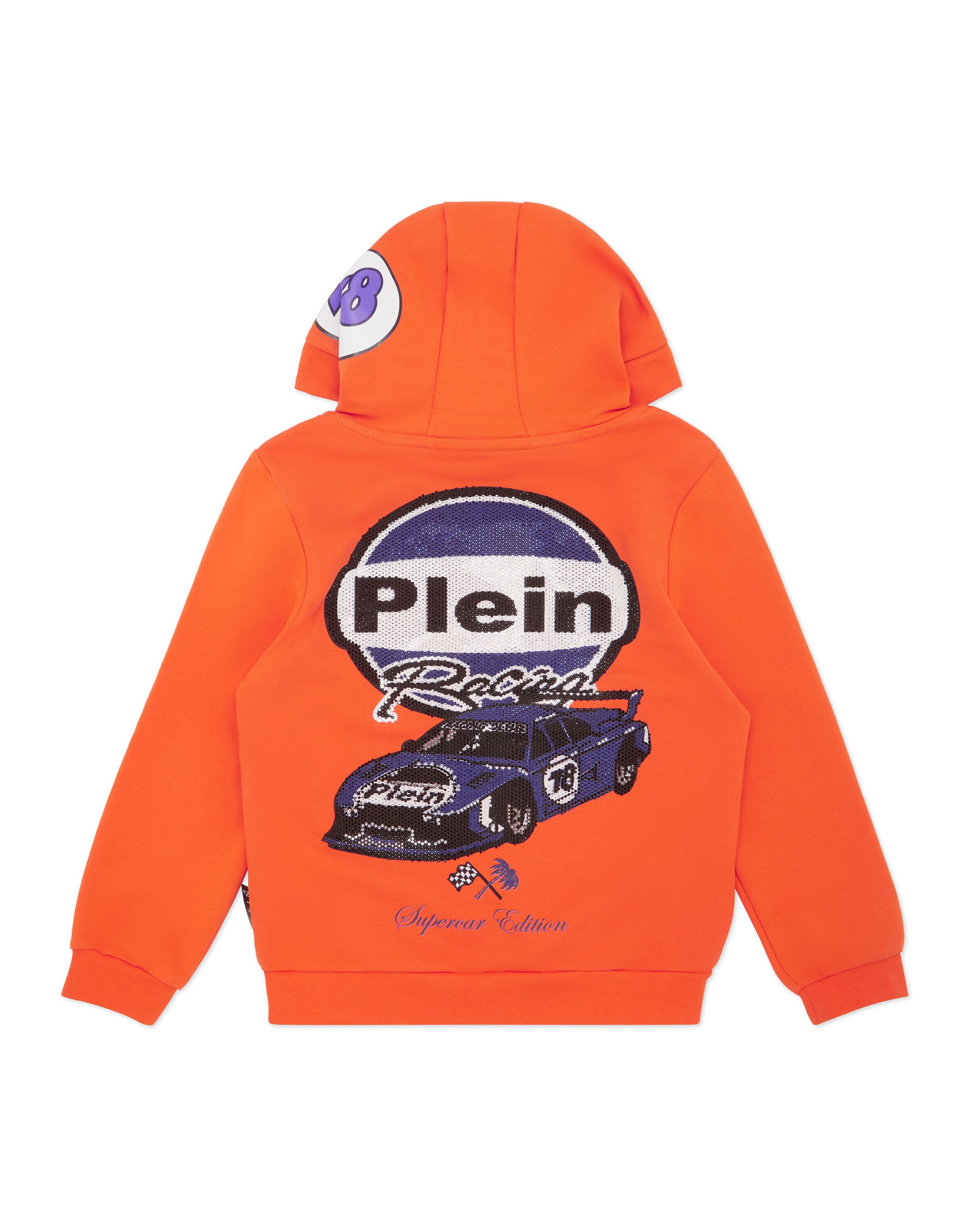 Felpa 'Racing' di Philipp Plein in arancione
