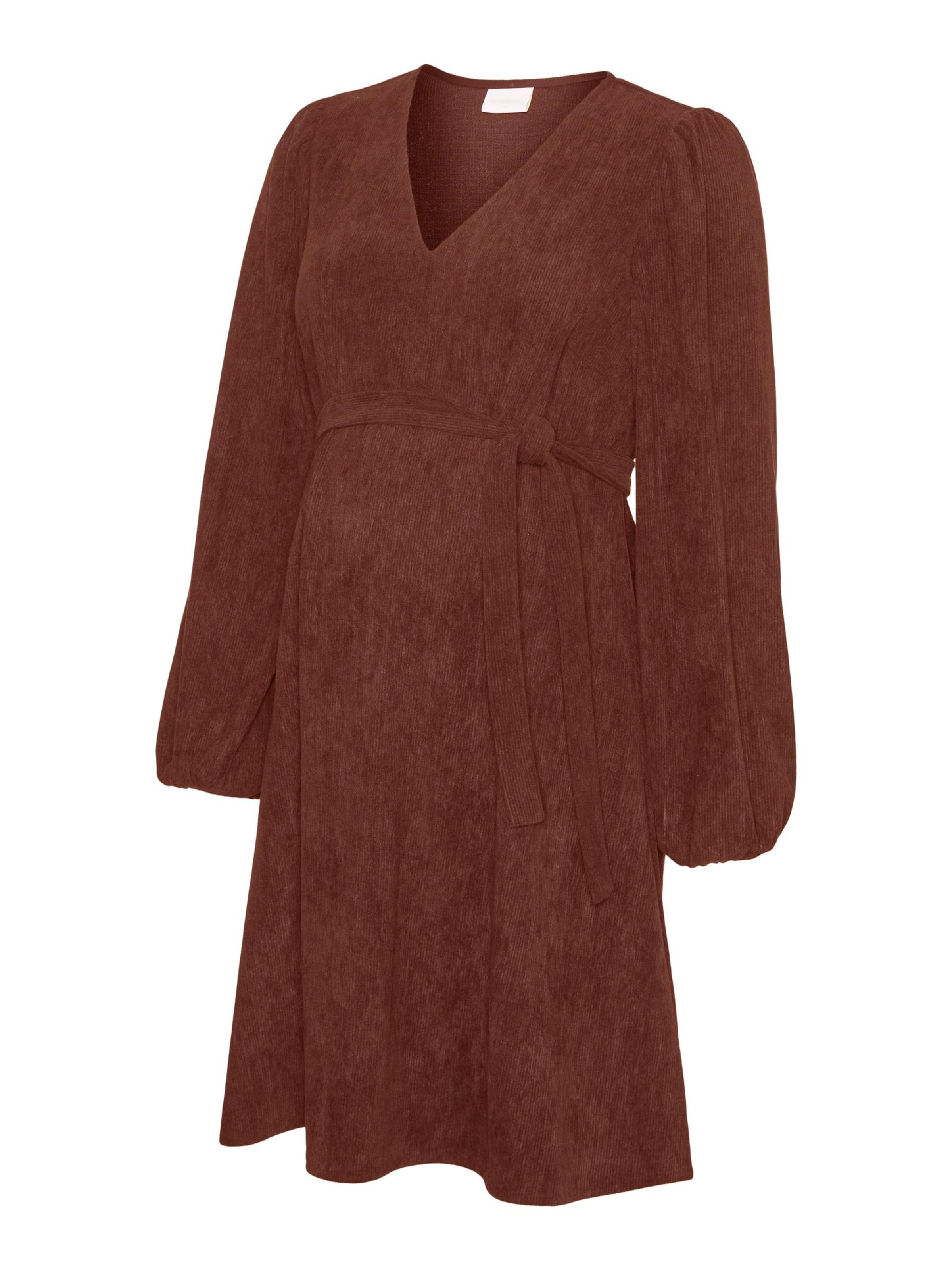 MAMALICIOUS Kjole 'JANE' i brun: forside