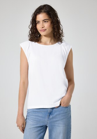 Street One Studio Blouse in White: front