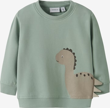 NAME IT - Sudadera 'NBMNIXEN' en verde: frente