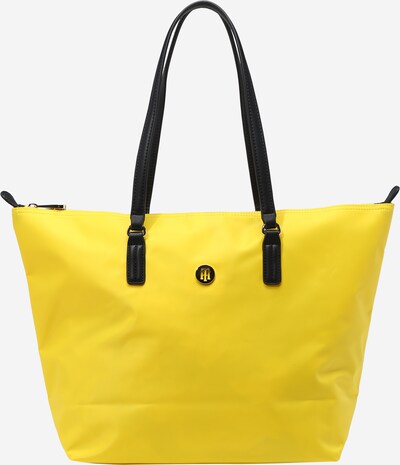 TOMMY HILFIGER Shopper 'Poppy' in gelb / schwarz, Produktansicht