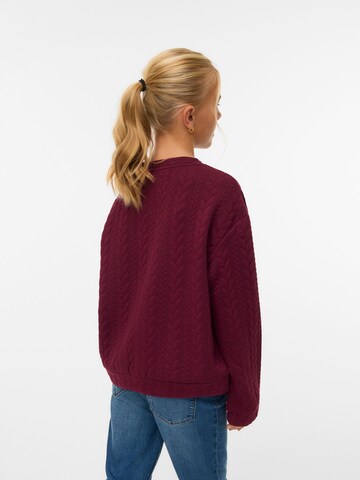 Vero Moda Girl - Sudadera 'VMJANNI' en rojo