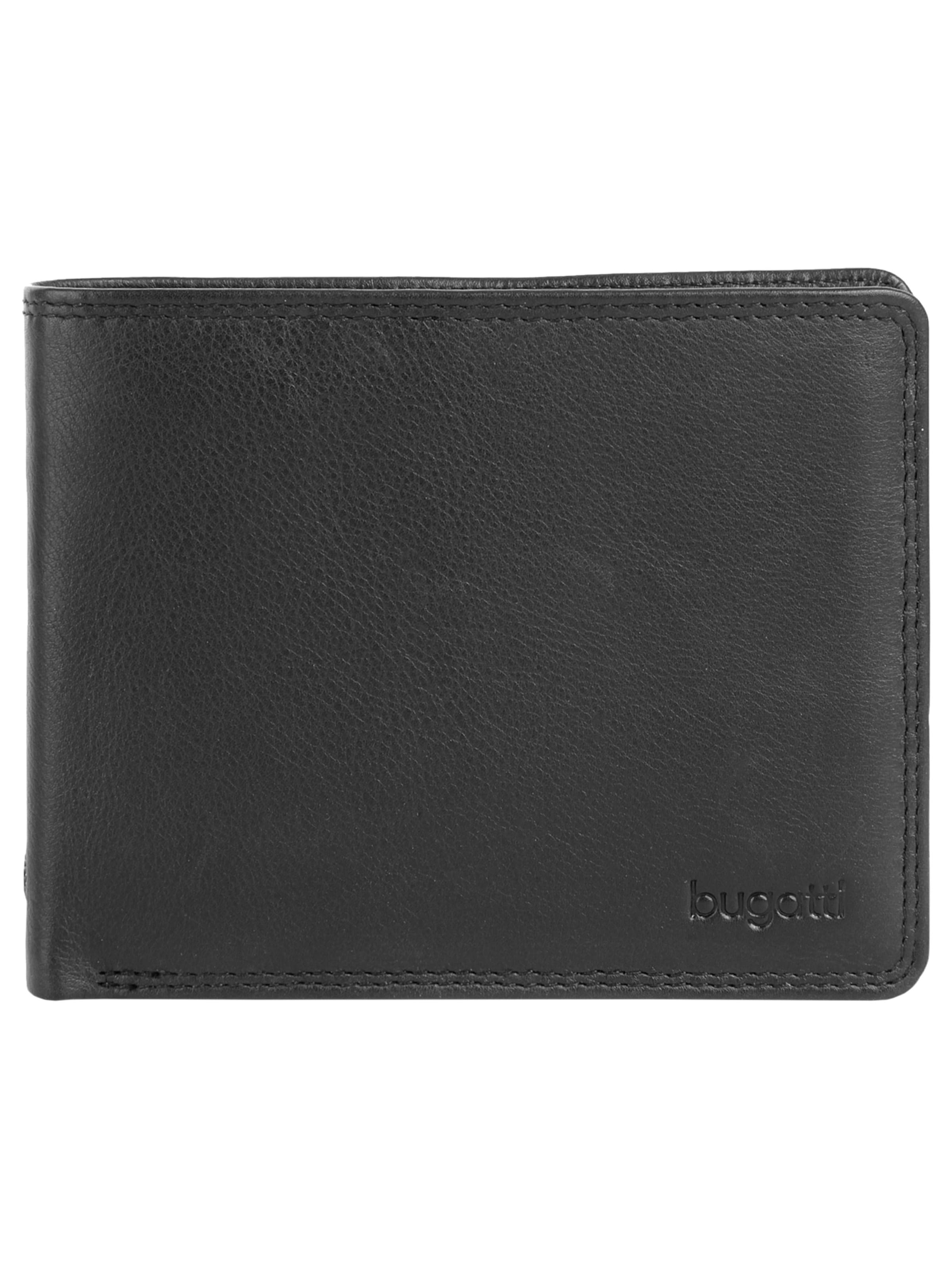 Porte-monnaies 'SIMBIOSI' bugatti en noir : devant