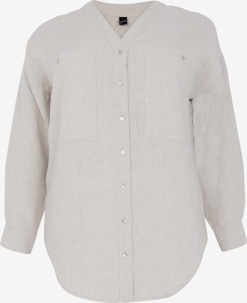 YOEK Bluse in Beige: Vorderseite