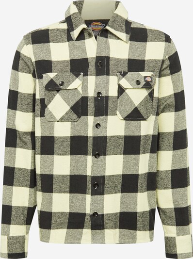 DICKIES Chemise 'SACRAMENTO' en jaune clair / noir, Vue avec produit