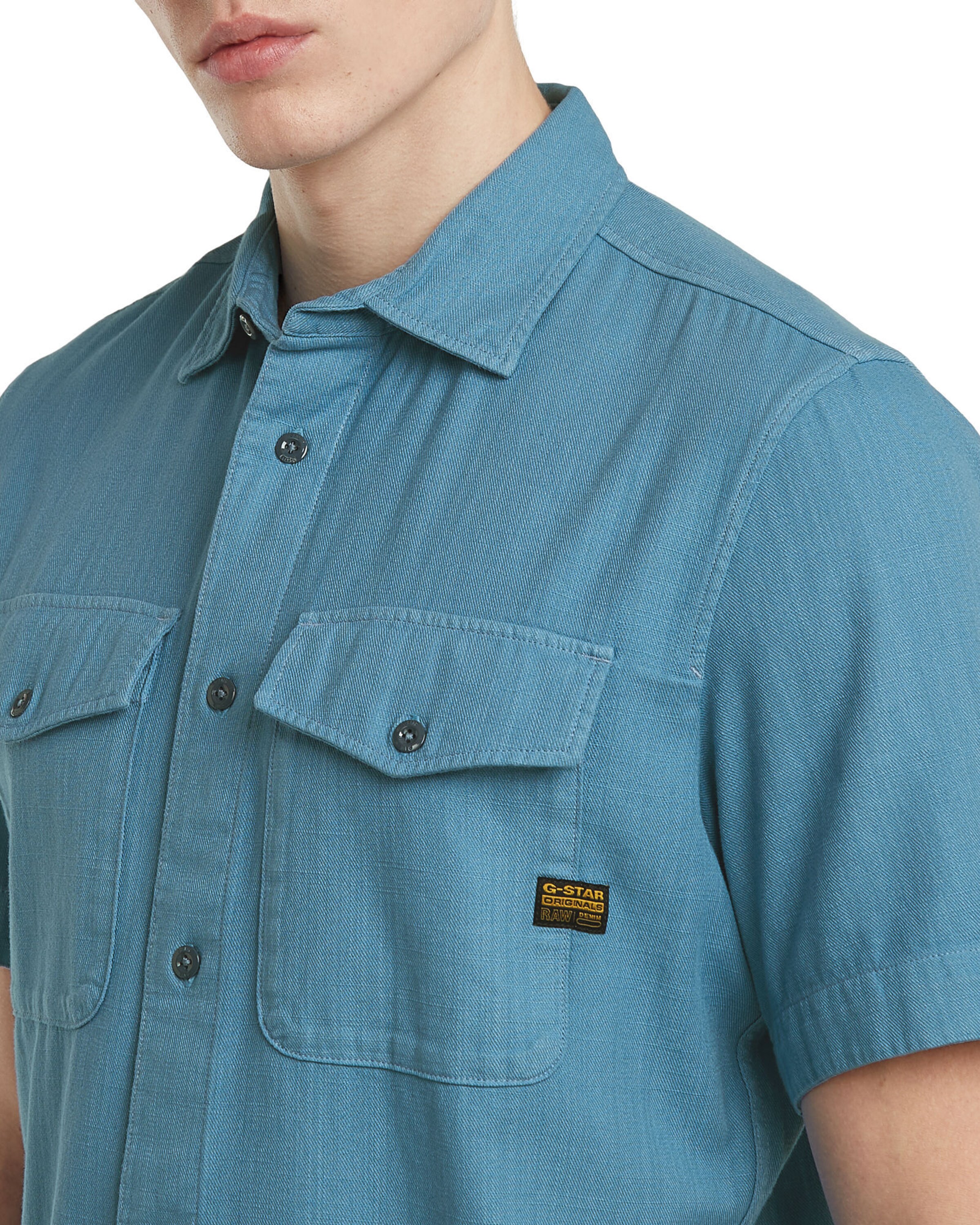 G-STAR Slim Fit Hemd in Blau