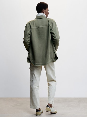 MANGO Between-Season Jacket in Green