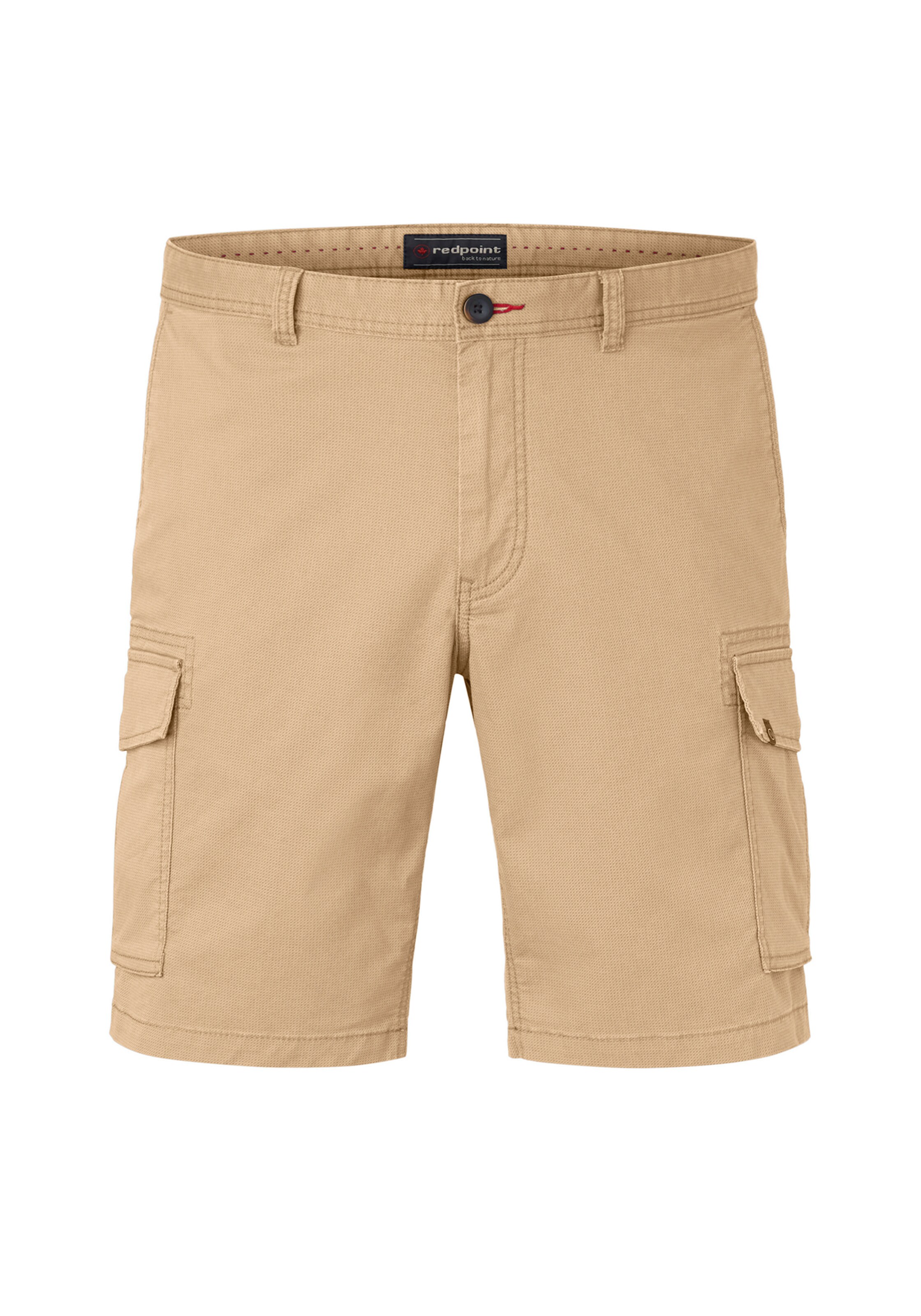 REDPOINT Regular Cargo Pants in Beige: front