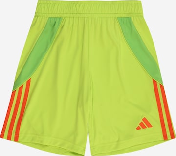 Pantalon de sport 'TIRO24' ADIDAS PERFORMANCE en vert : devant