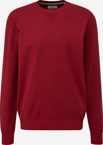 s.Oliver Sweater in Red: front