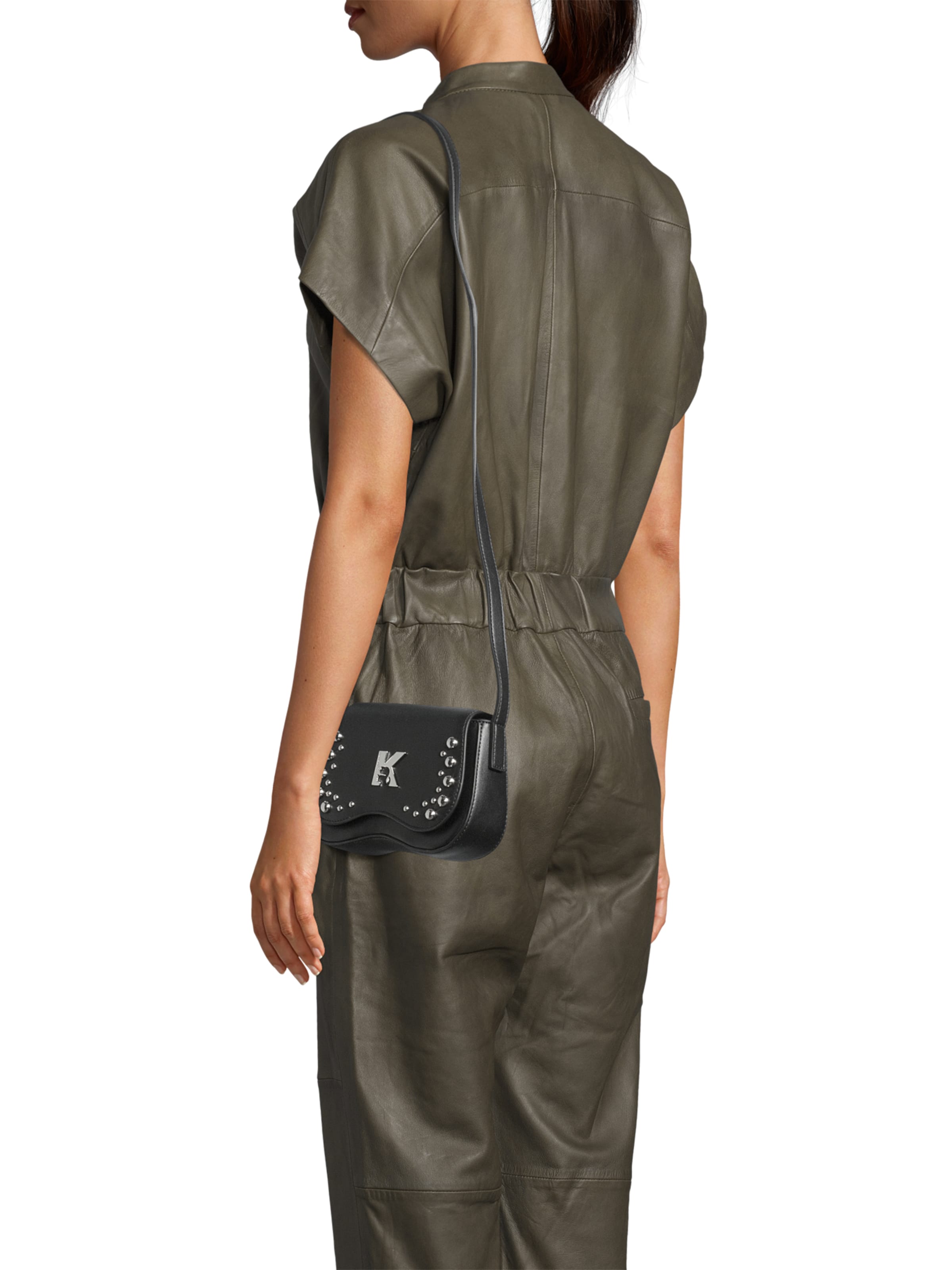 Geantă de umăr 'Sunglasses' de la KARL LAGERFELD JEANS pe negru