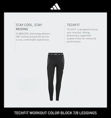 ADIDAS PERFORMANCE Skinny Sports trousers in Black