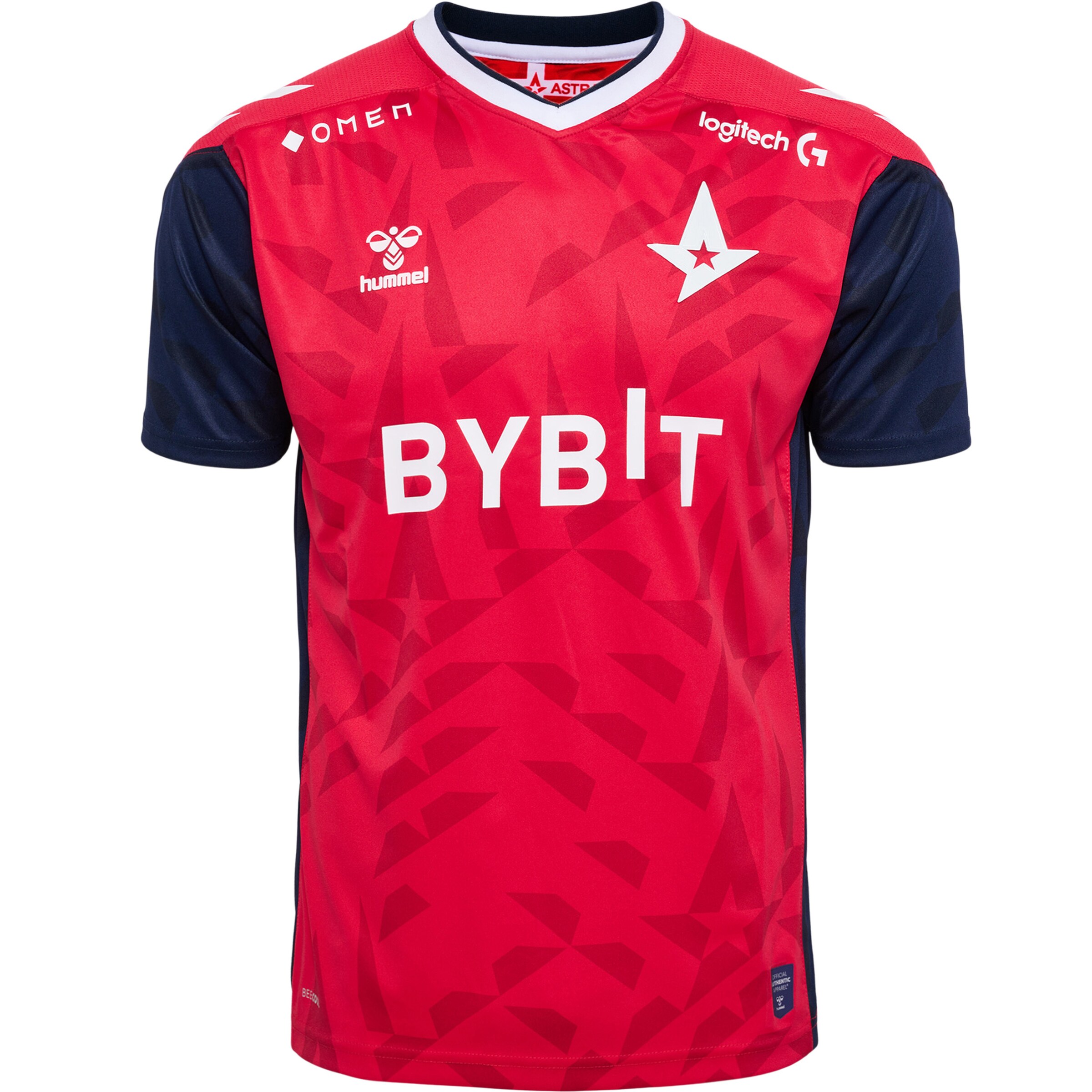 Hummel Shirt in Rood: voorkant