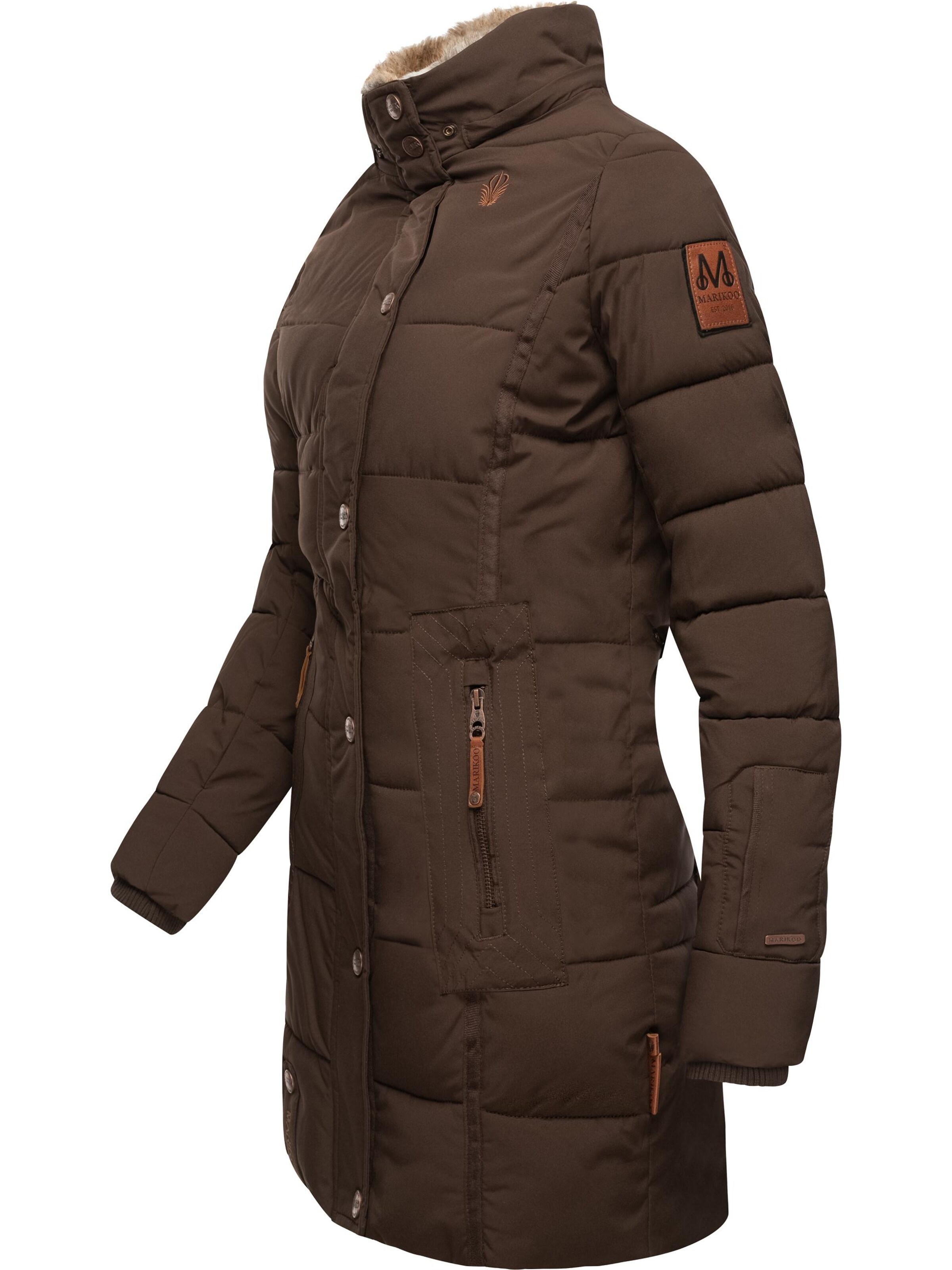 MARIKOO Winter coat in Brown