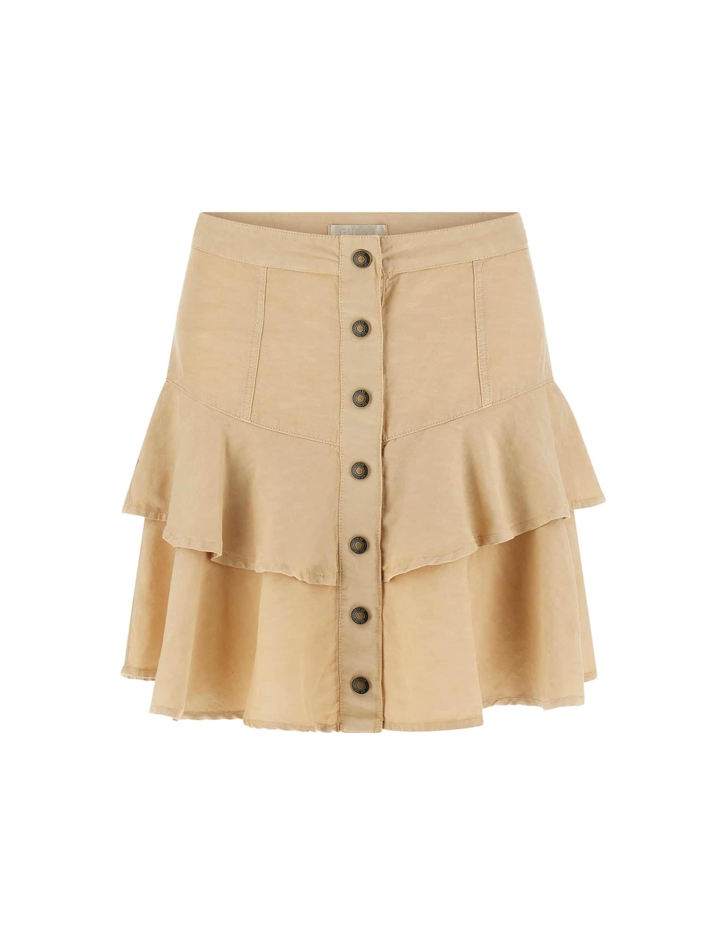 Jupe 'Dena' GUESS en beige : devant