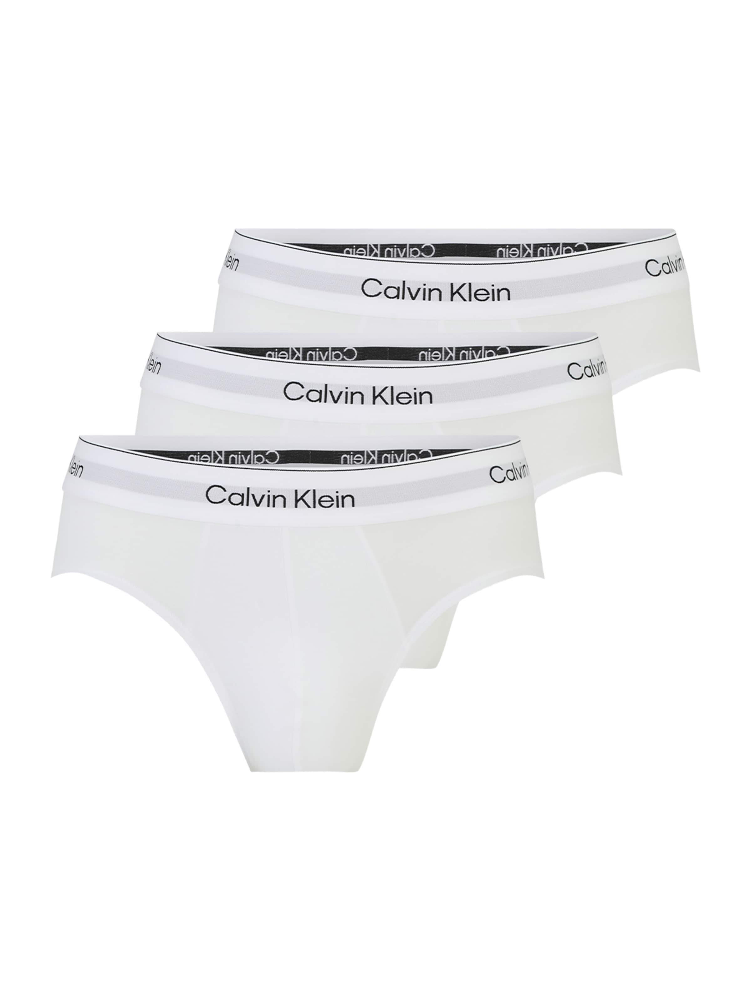 Calvin Klein Underwear Slipy – bílá: přední strana