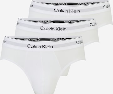 Slip Calvin Klein Underwear en blanc : devant