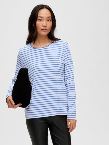 T-shirt SELECTED FEMME en bleu