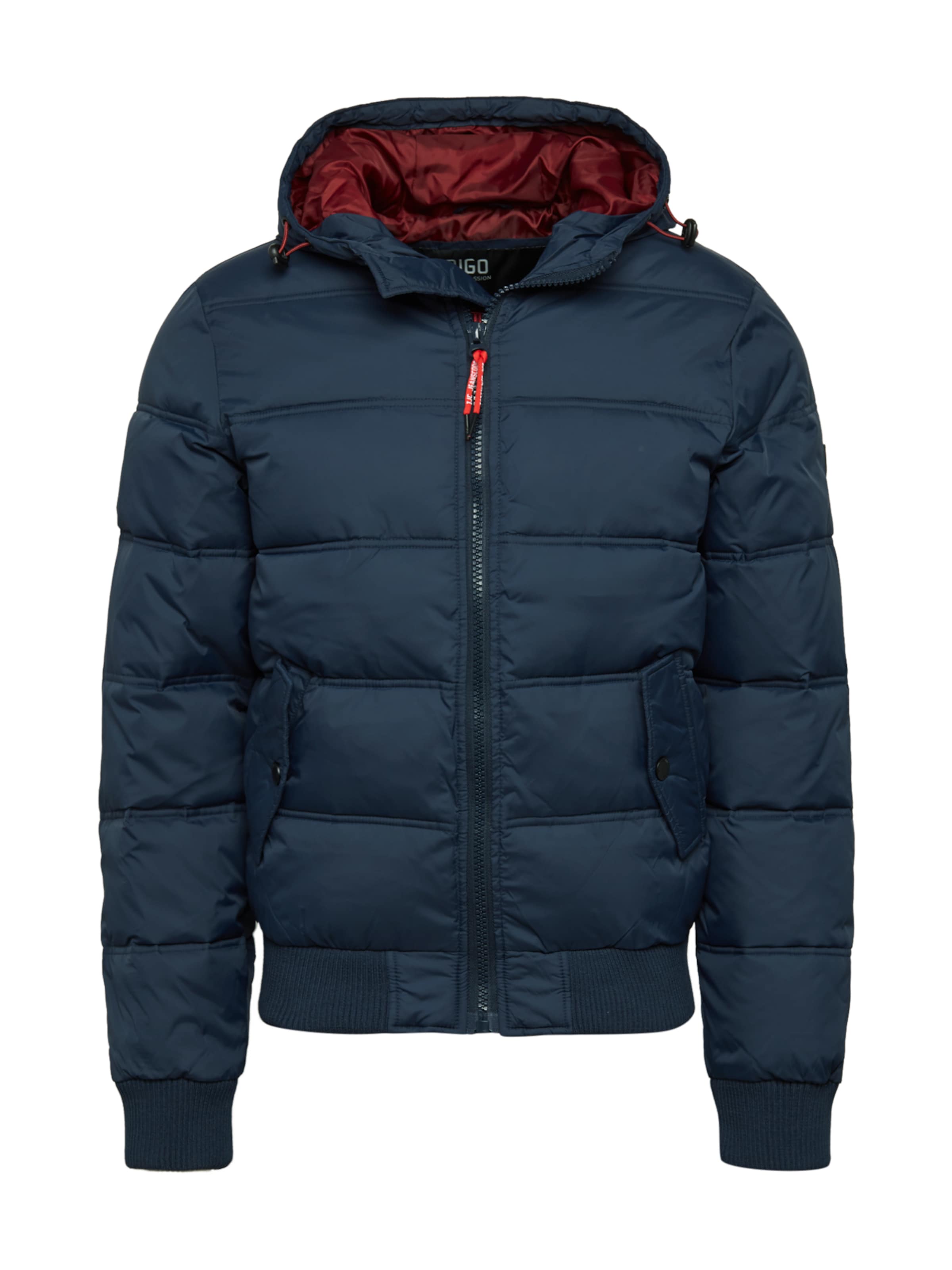 INDICODE JEANS Regular Fit Jacke 'Adrian' in Blau: Vorderseite