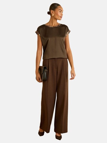 love & roses Футболка в Коричневый: спереди