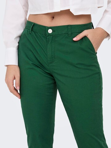 Coupe slim Pantalon chino 'PARIS' ONLY en vert