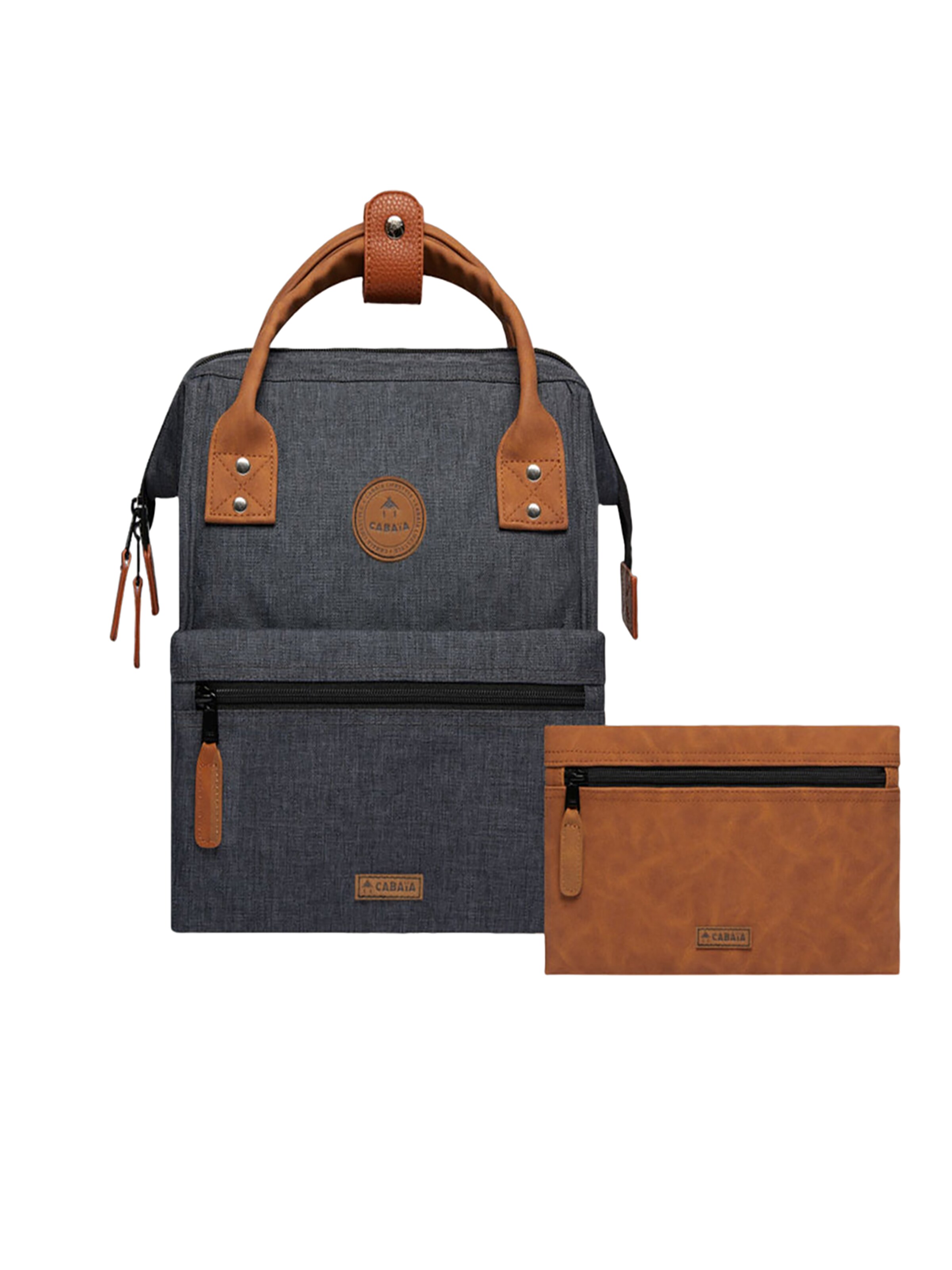 Cabaia Backpack 'Londres S' in Grey: front