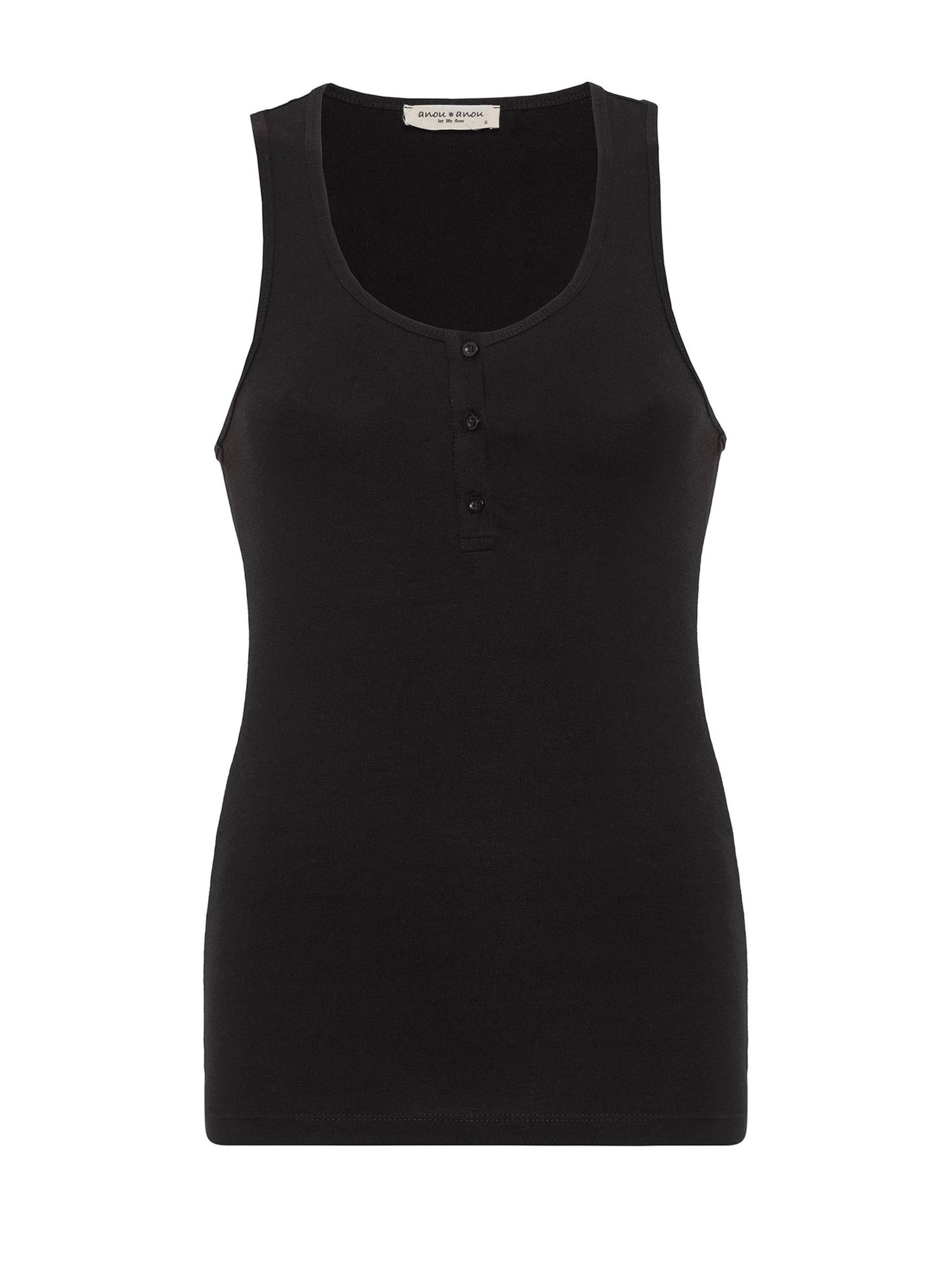Anou Anou Top - Čierna: predná strana