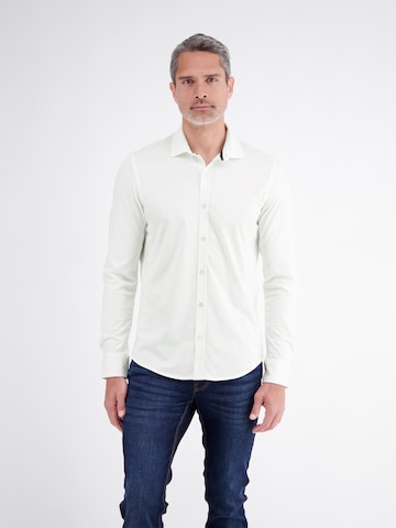 LERROS Regular fit Button Up Shirt in White: front