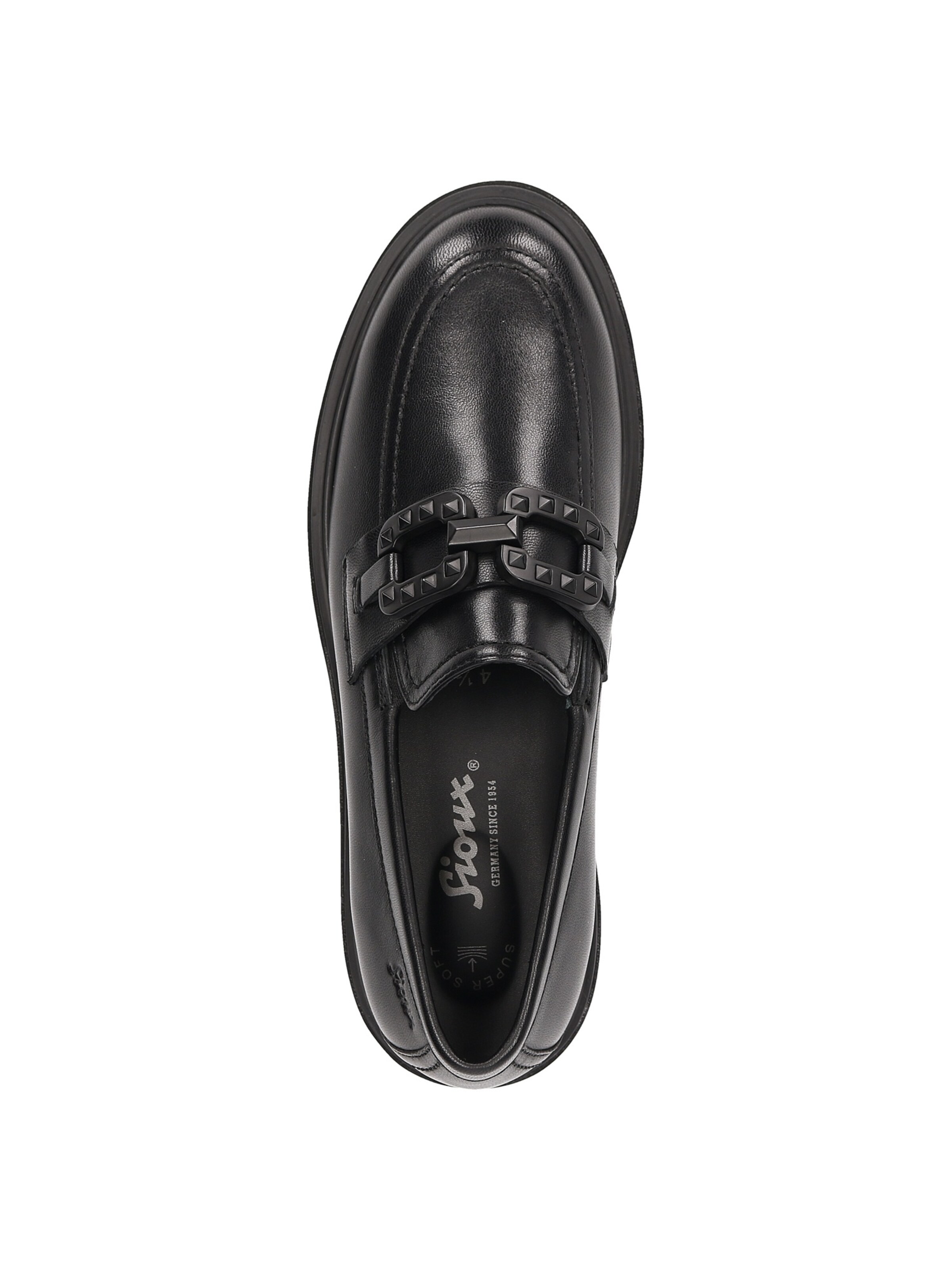 SIOUX Classic Flats in Black