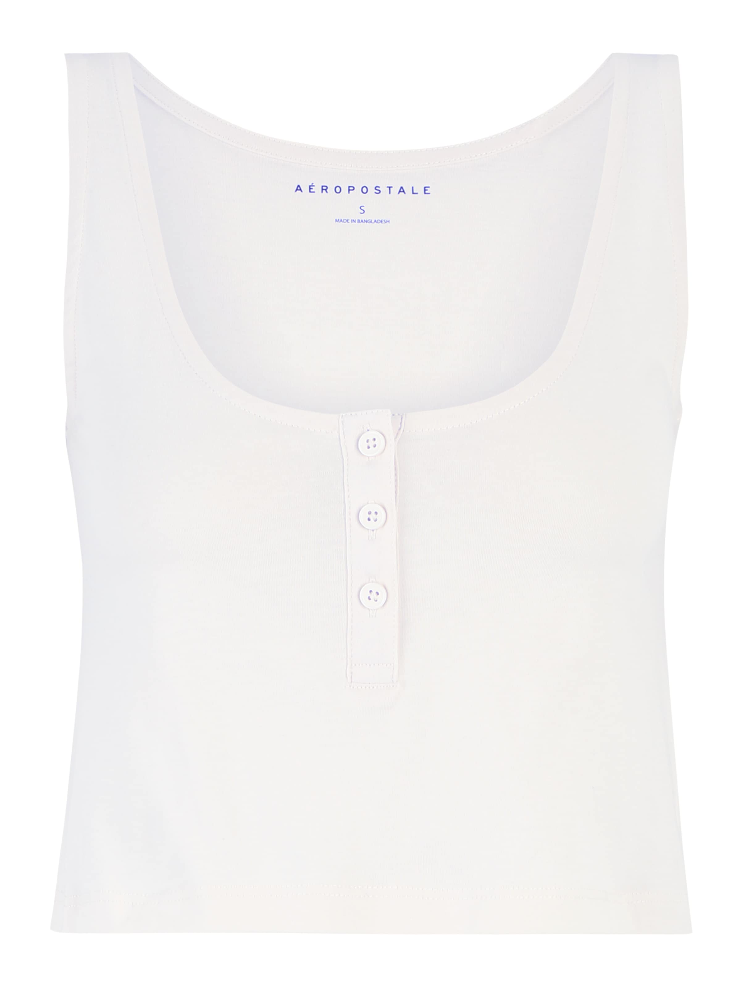 AÉROPOSTALE Topp i vit: framsida
