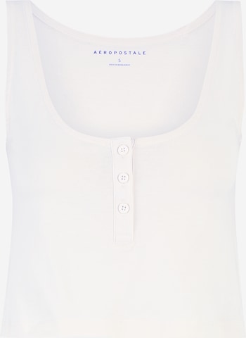 AÉROPOSTALE - Top em branco: frente