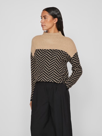 VILA Sweater 'ROSIE' in Brown