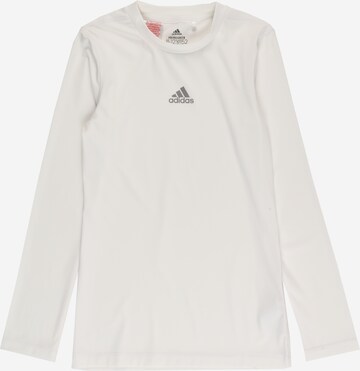 T-Shirt fonctionnel ADIDAS PERFORMANCE en blanc : devant