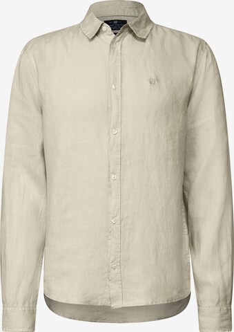 Street One MEN Button Up Shirt in Grey: front