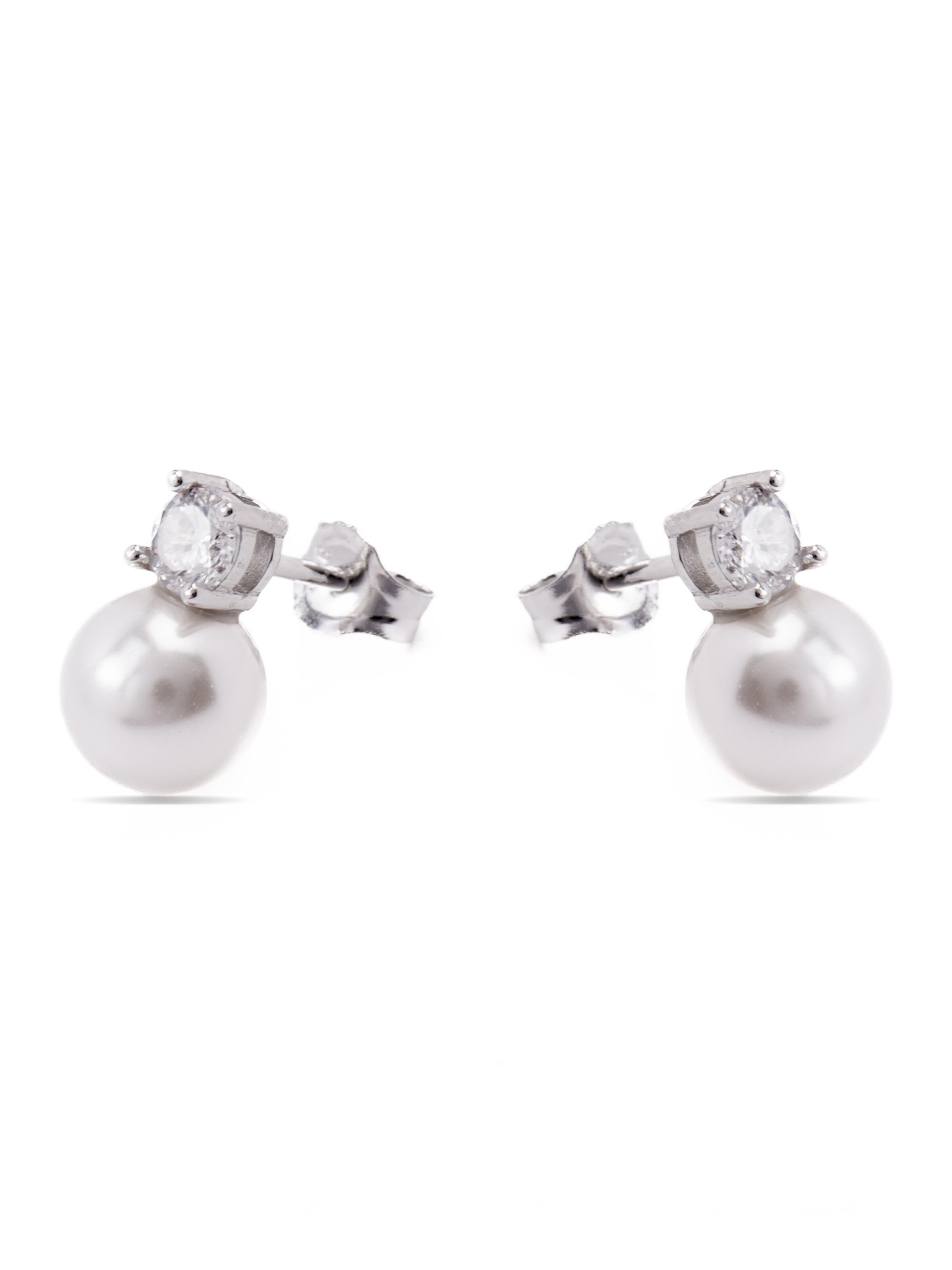 Luxenter Øreringe 'Sikon' i hvid