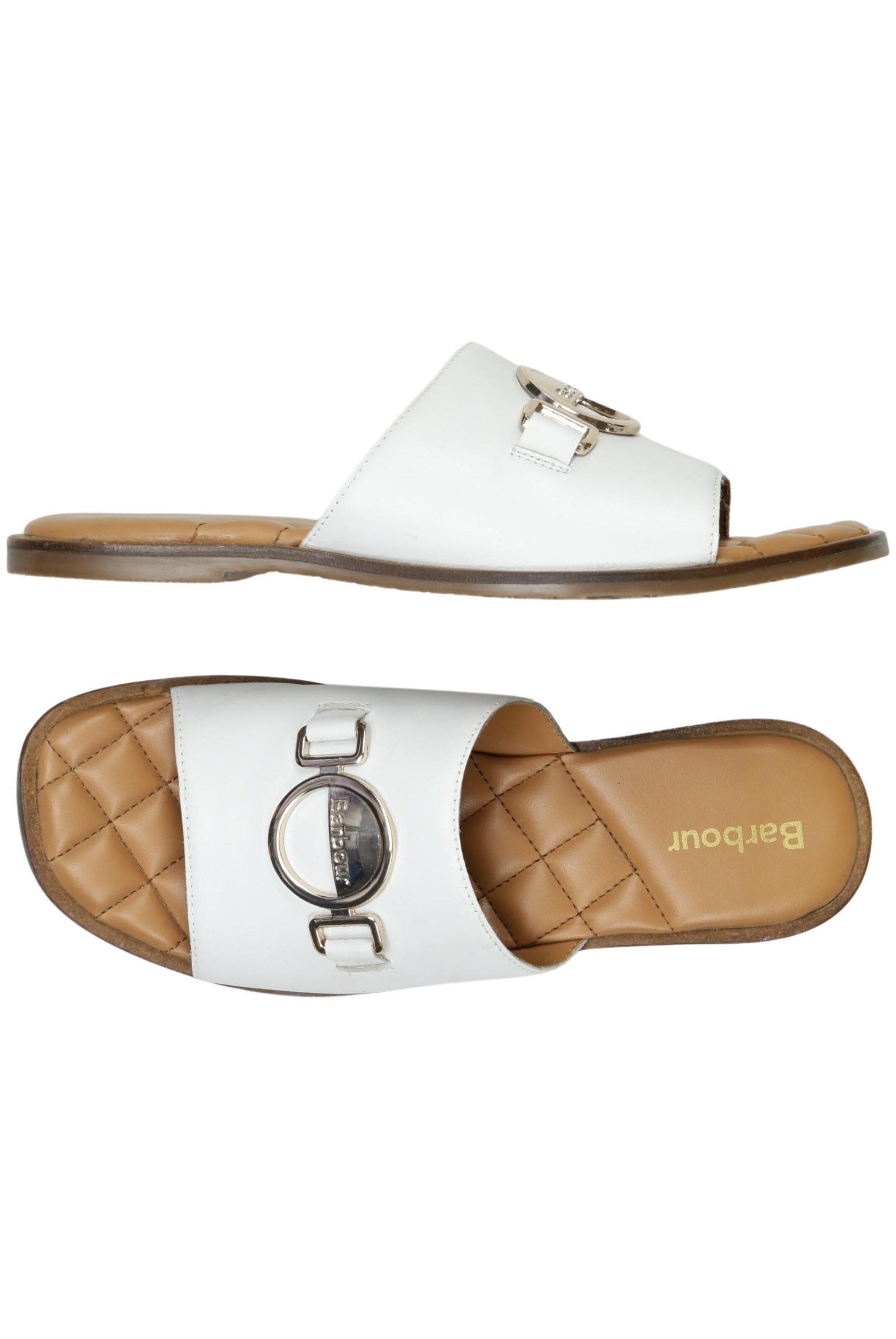 Barbour Sandalen 37 in Weiß: Vorderseite