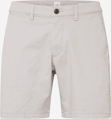 GAP - Calças chino 'ESSENTIAL' em cinzento: frente