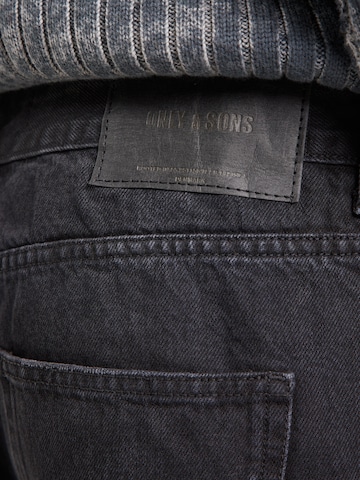 Only & Sons Bootcut Jeans 'ONSGIBB' in Schwarz