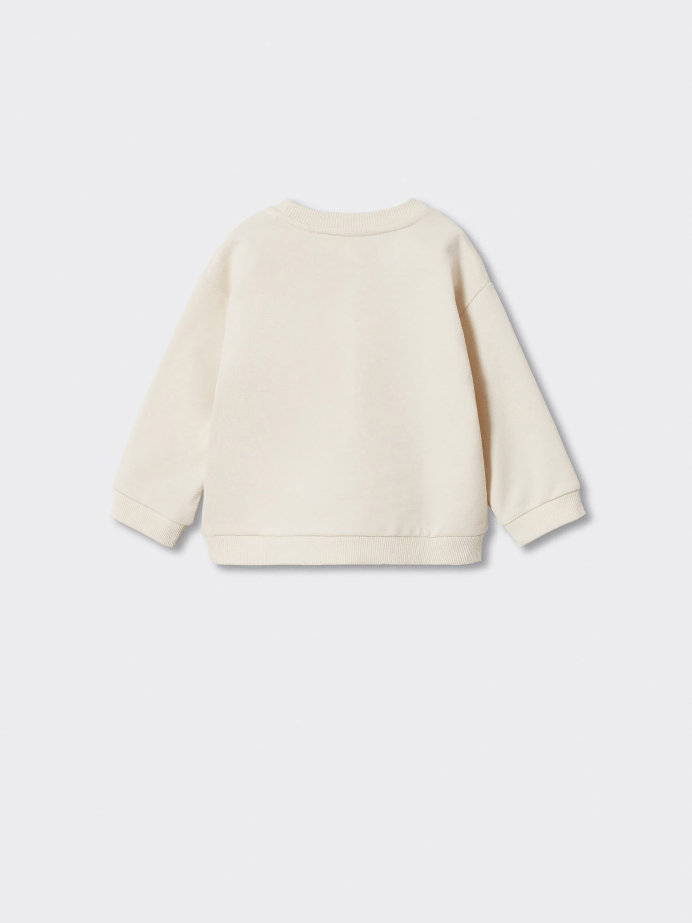 Kinder Kids (Gr. 92-140) MANGO KIDS Sweatshirt 'MATEOS3' in Offwhite - XM45553 Kinder Kids (Gr. 92-140) MANGO KIDS Sweatshirt 'MATEOS3' in Offwhite - XM45553